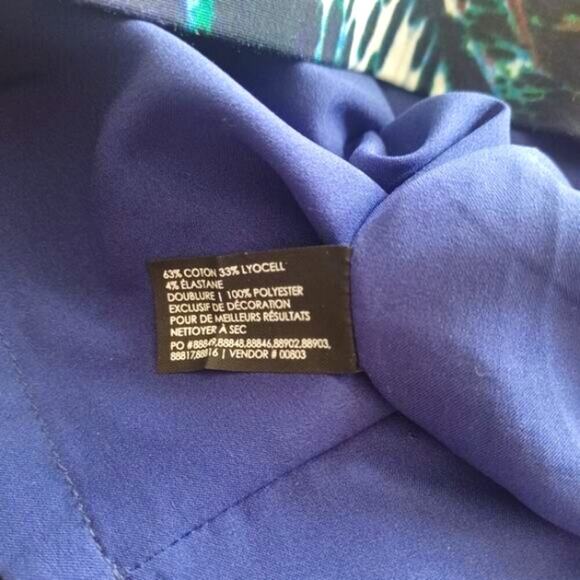 Club Monaco Nelly Palm Print Mini Dress 6 NWT - Picture 11 of 14